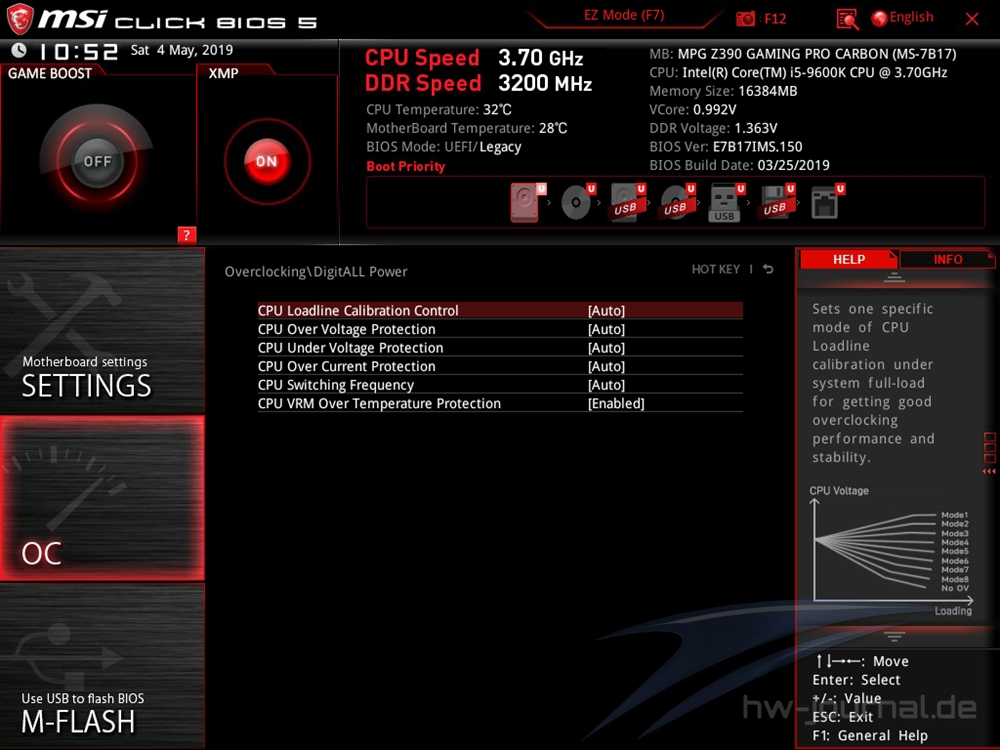 MSI MPG Z390 Gaming Pro Carbon Bios 31