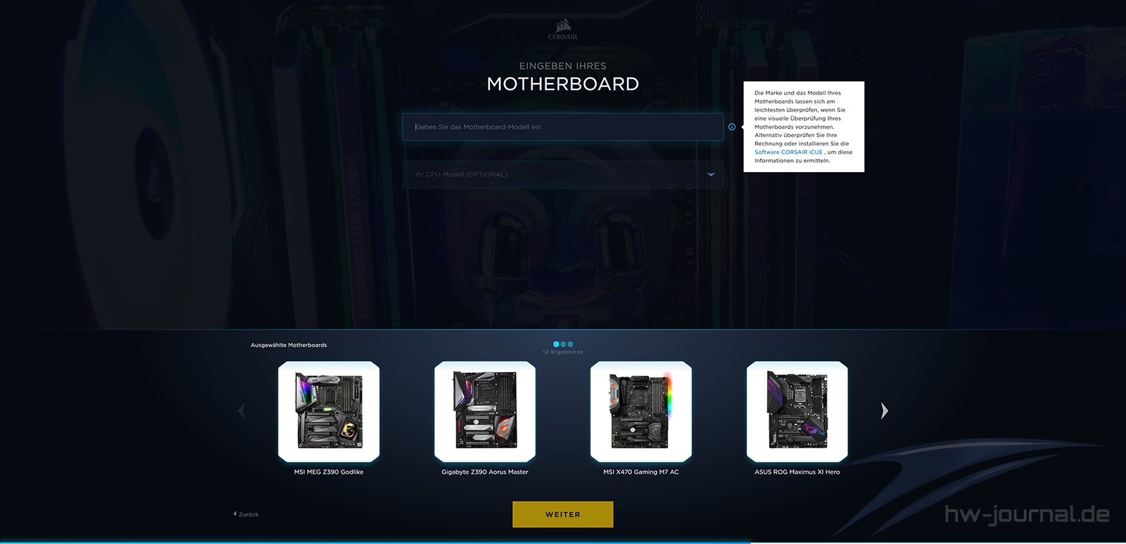 Corsair Custom Cooling Configurator 6