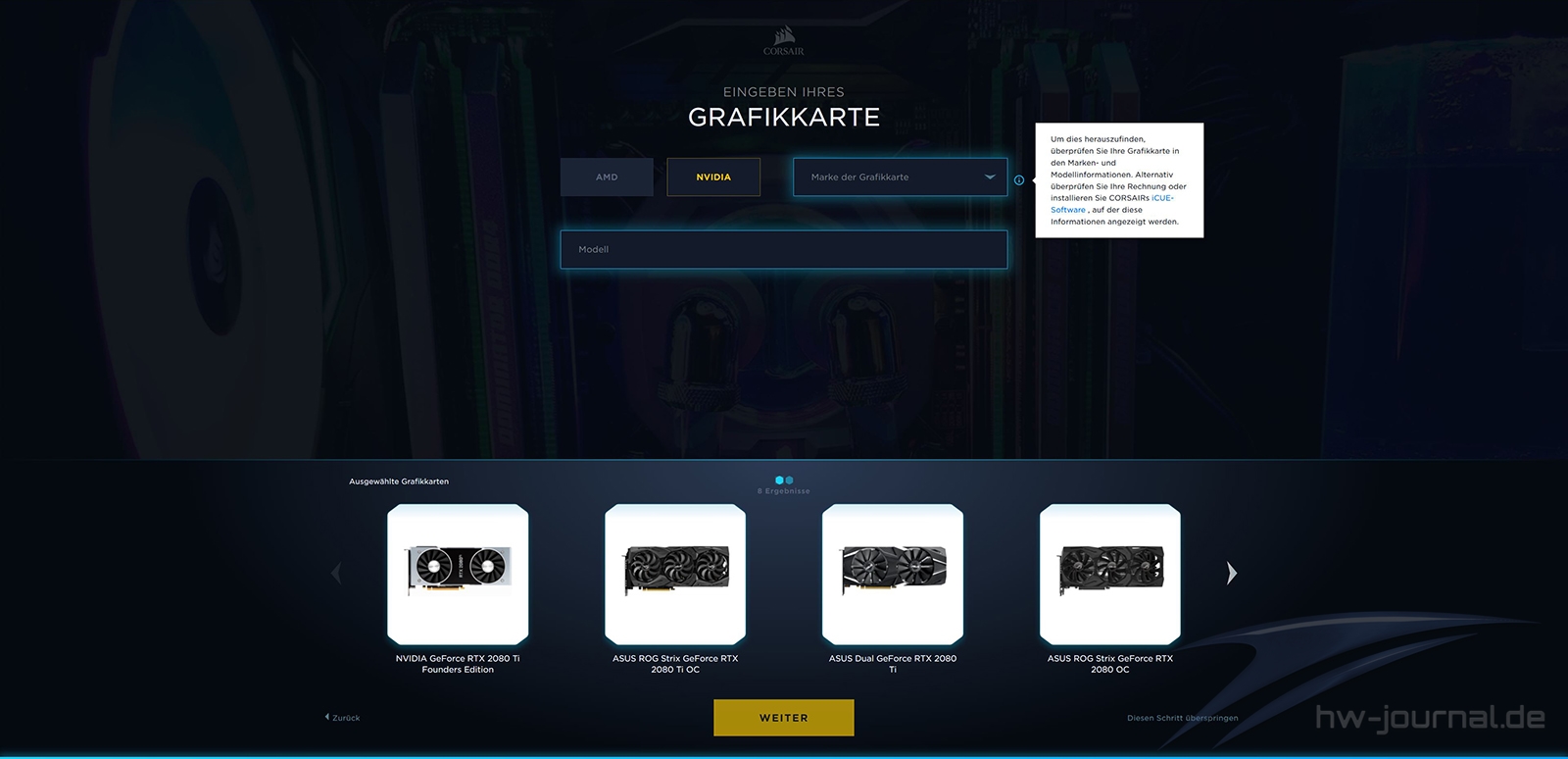 Corsair Custom Cooling Configurator 8