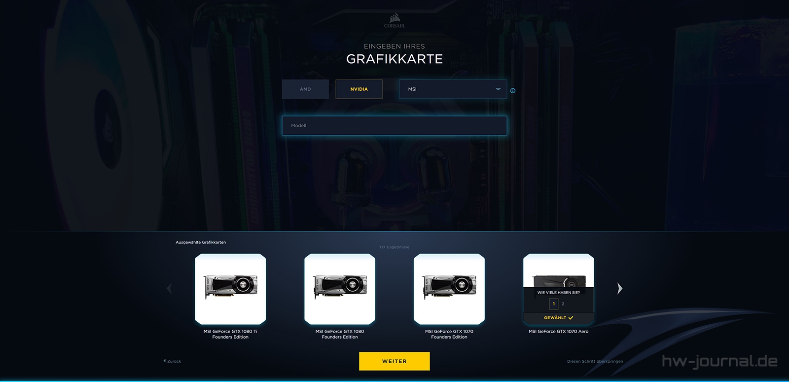 Corsair Custom Cooling Configurator 9