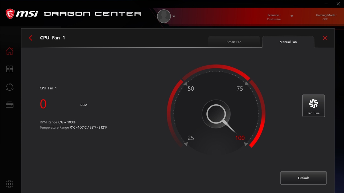 MSI MEG X570 ACE Dragon Center 18